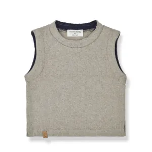 1  in the Family Benjamin Taupe Vest