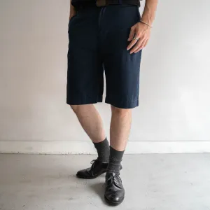 1990s Ralph Lauren navy color chino shorts