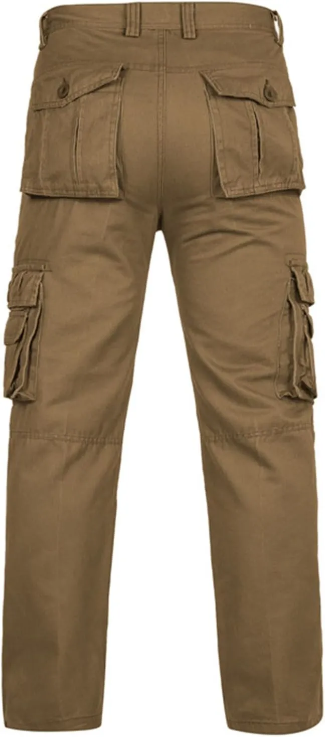 2023 Mens Cargo Pants Loose Fit with Multi Pockets Wild Hiking Pants Lightweight Trousers Stylish Outdoor Sweatpants Joggers