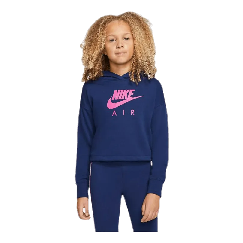 Air Crop Hoodie Junior Blue/Pink
