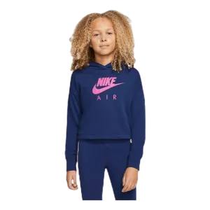 Air Crop Hoodie Junior Blue/Pink