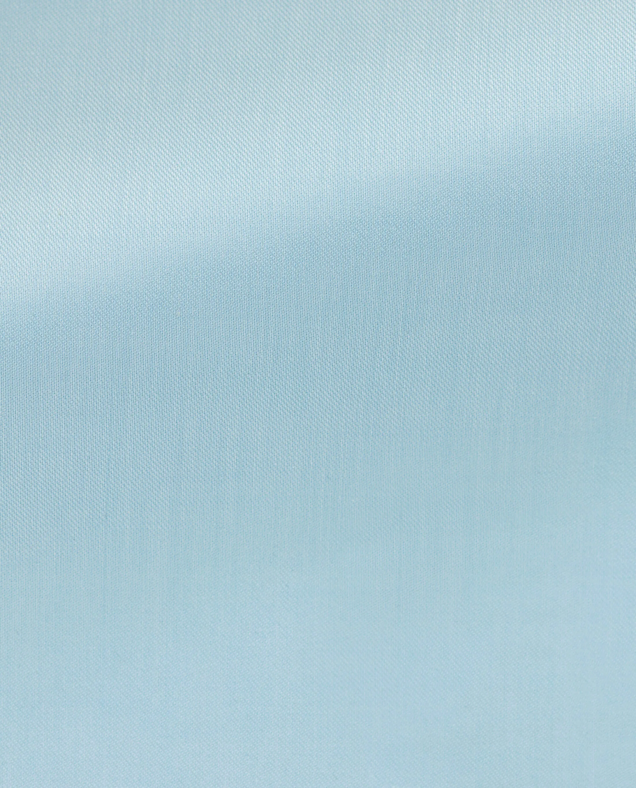 Albini Sky Blue Stretch Fine Twill 365 Easy Care Cotton