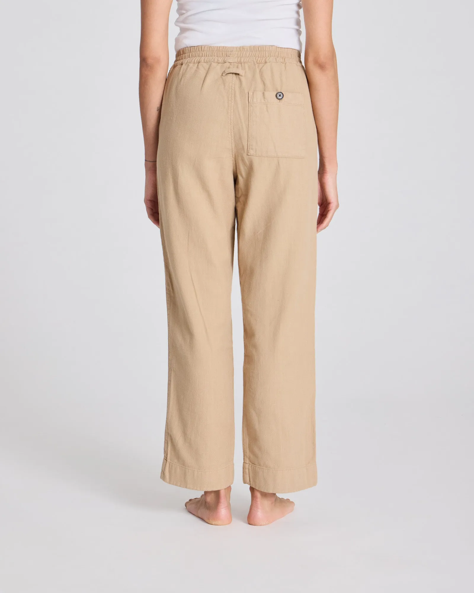 Alice Cotton Pant - Chinchilla