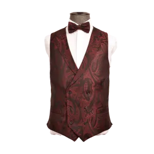 ATTICUS BURGUNDY PAISLEY