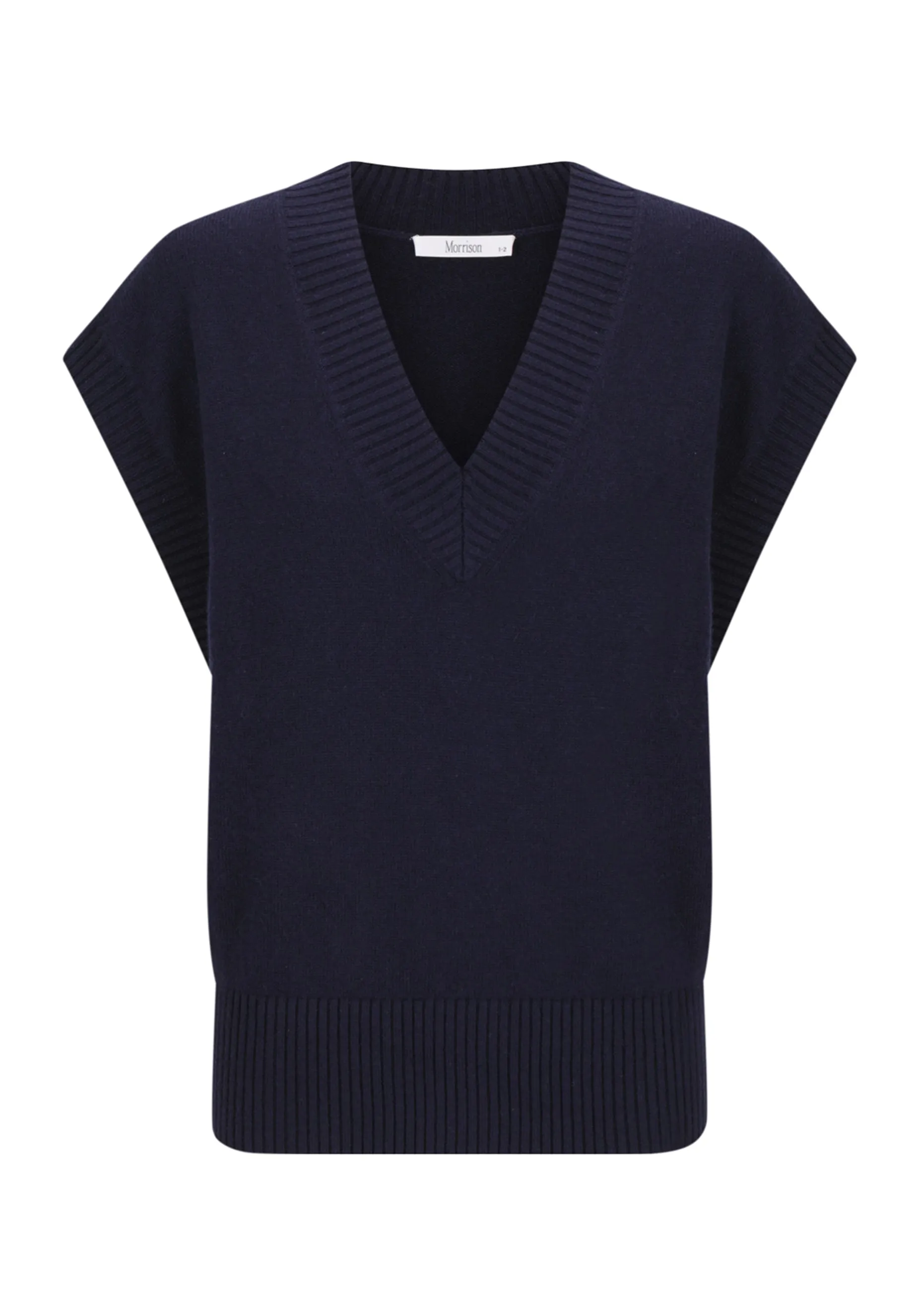 Avon Knit Vest_Navy