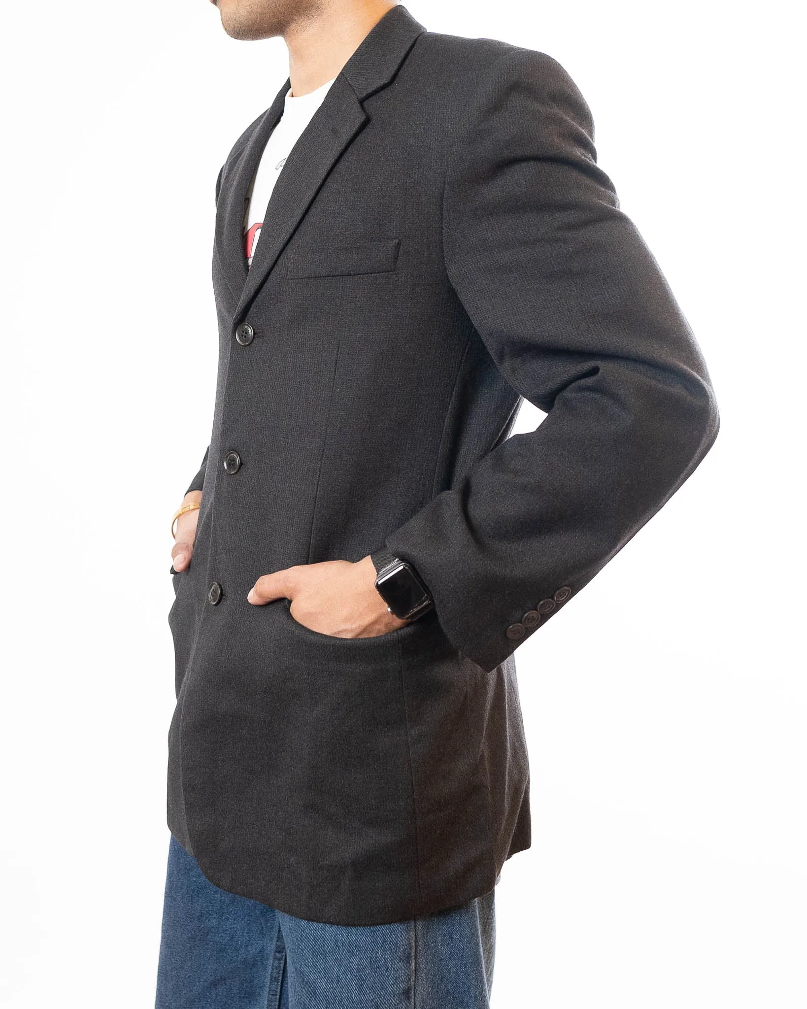 Balenciaga Grey Regular Fit Blazer