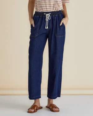 Betty Basic Drapey Denim Jogger BB8359 - Sapphire