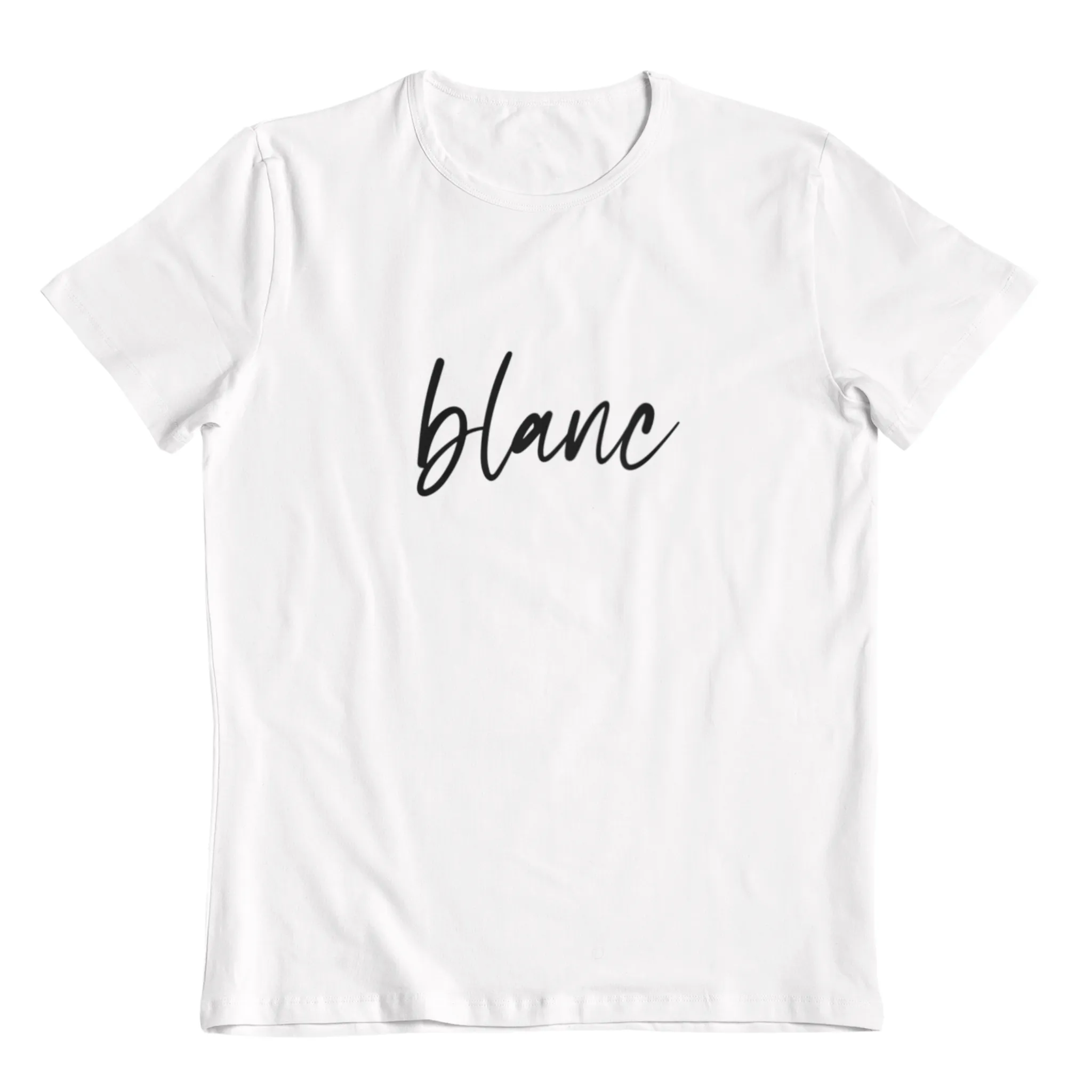 BLANC, BABY TEE - HVID