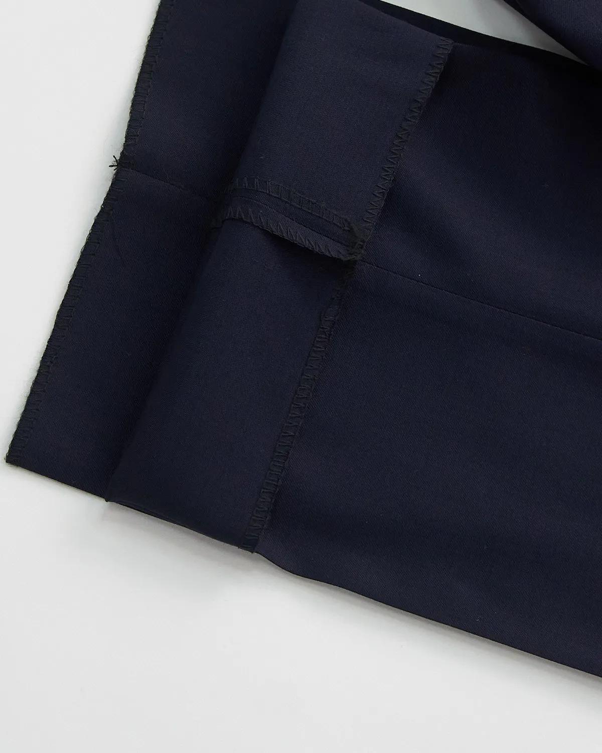 'Cade' Super 100S Navy Wool Pants