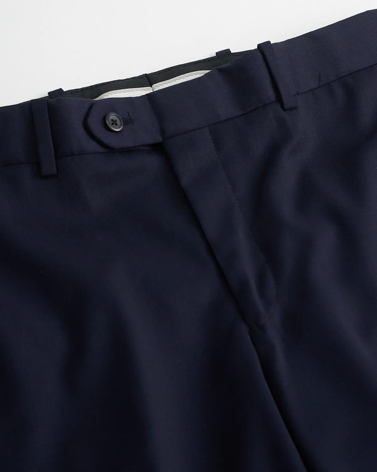 'Cade' Super 100S Navy Wool Pants