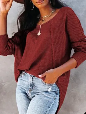 Can't Fight My Feelings Pullover (Burgundy)