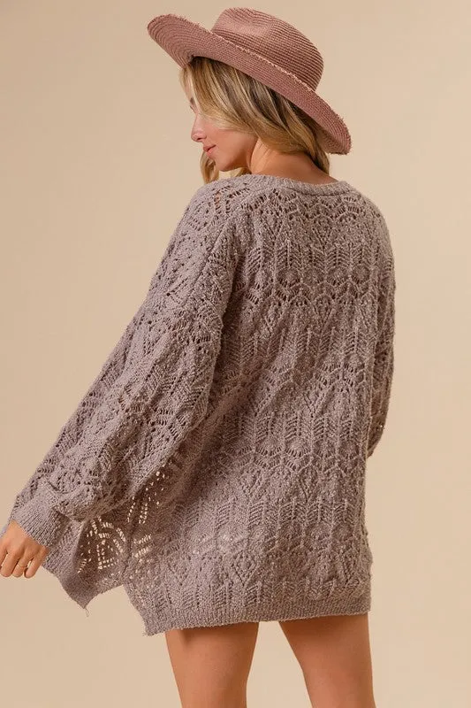 Cassy Open Cardigan