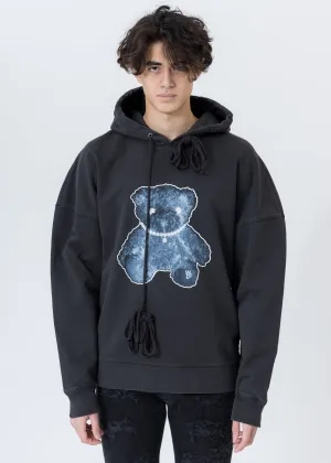 Charcoal Pearl Necklace Teddy Hoodie (Reflect)