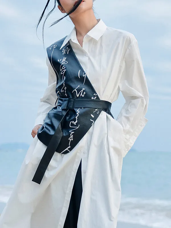 Chicmy-Asymmetric Irregular Clipping Sleeveless Vest Top