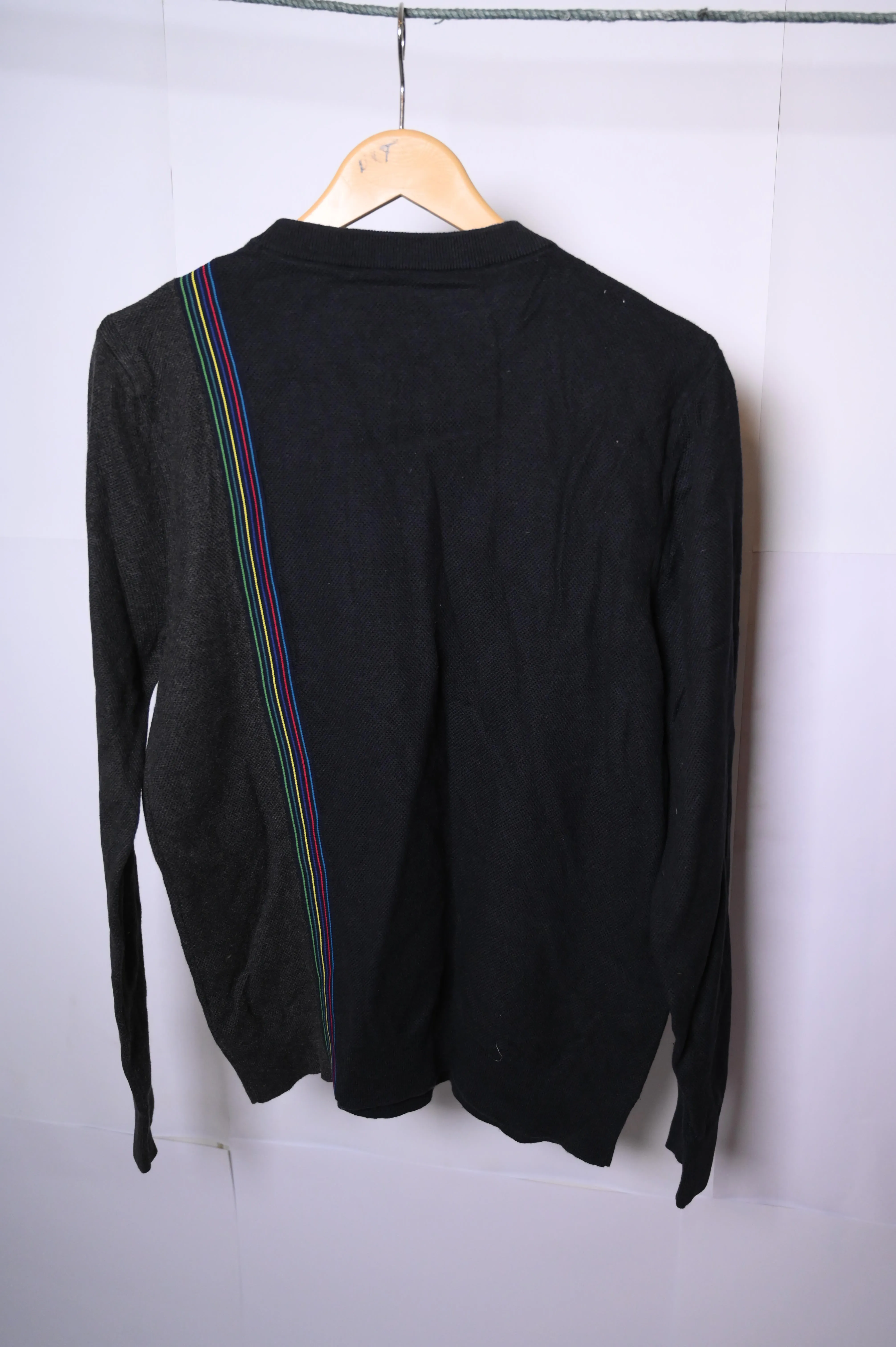 Dark Grey Paul Smith Medium Sweater (Stripes)