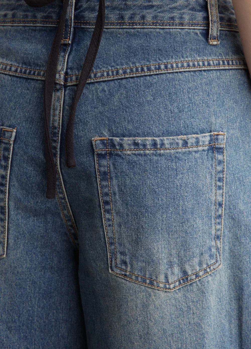 Denim Bermuda Pants