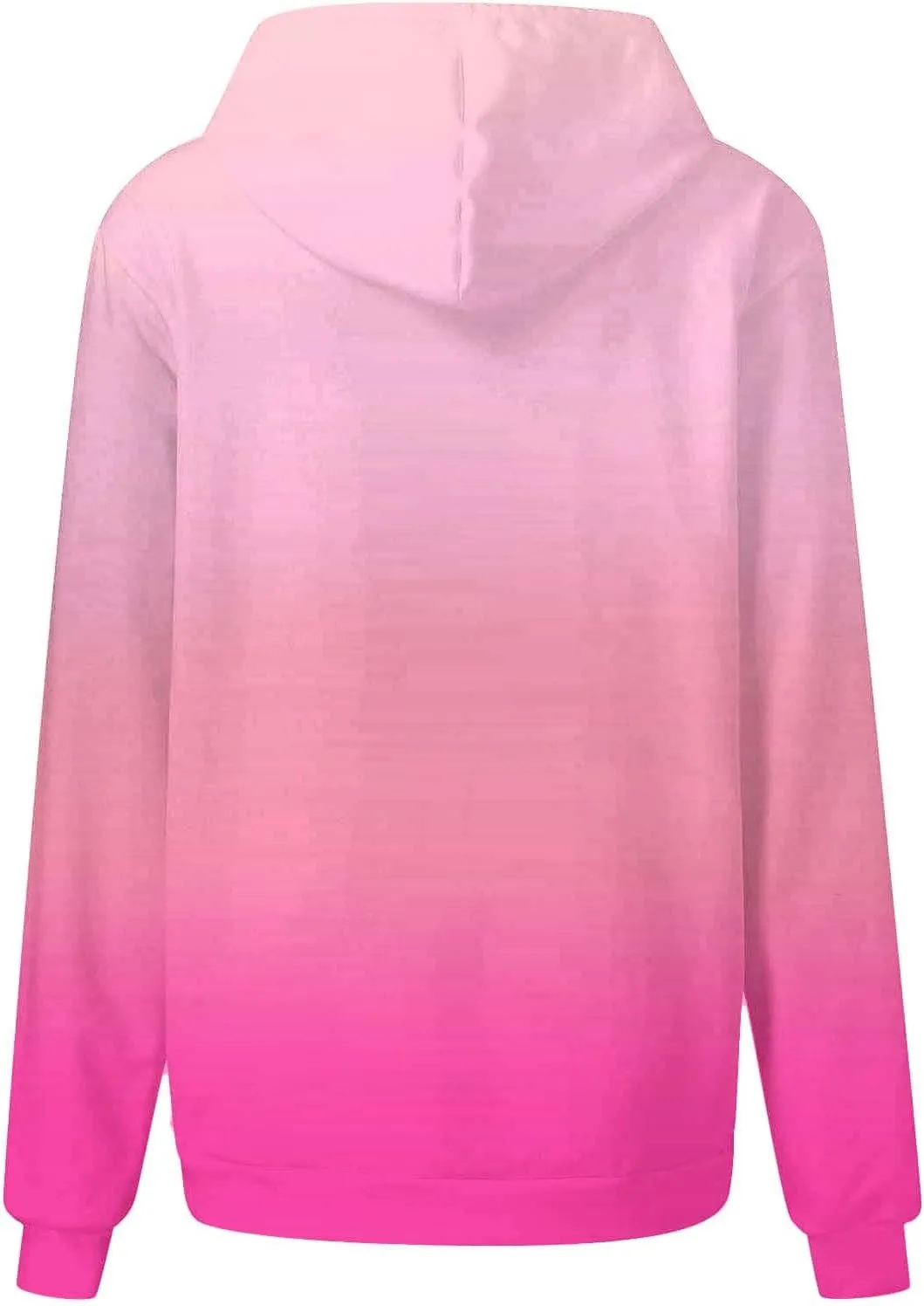 Fall Sweatshirts For Women Fashion Gradient Graphic Hoodies Long Sleeve Oversized Casual Pullover Tops
