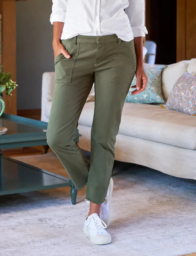 Frank and Eileen Blackrock Utility Pant in Army