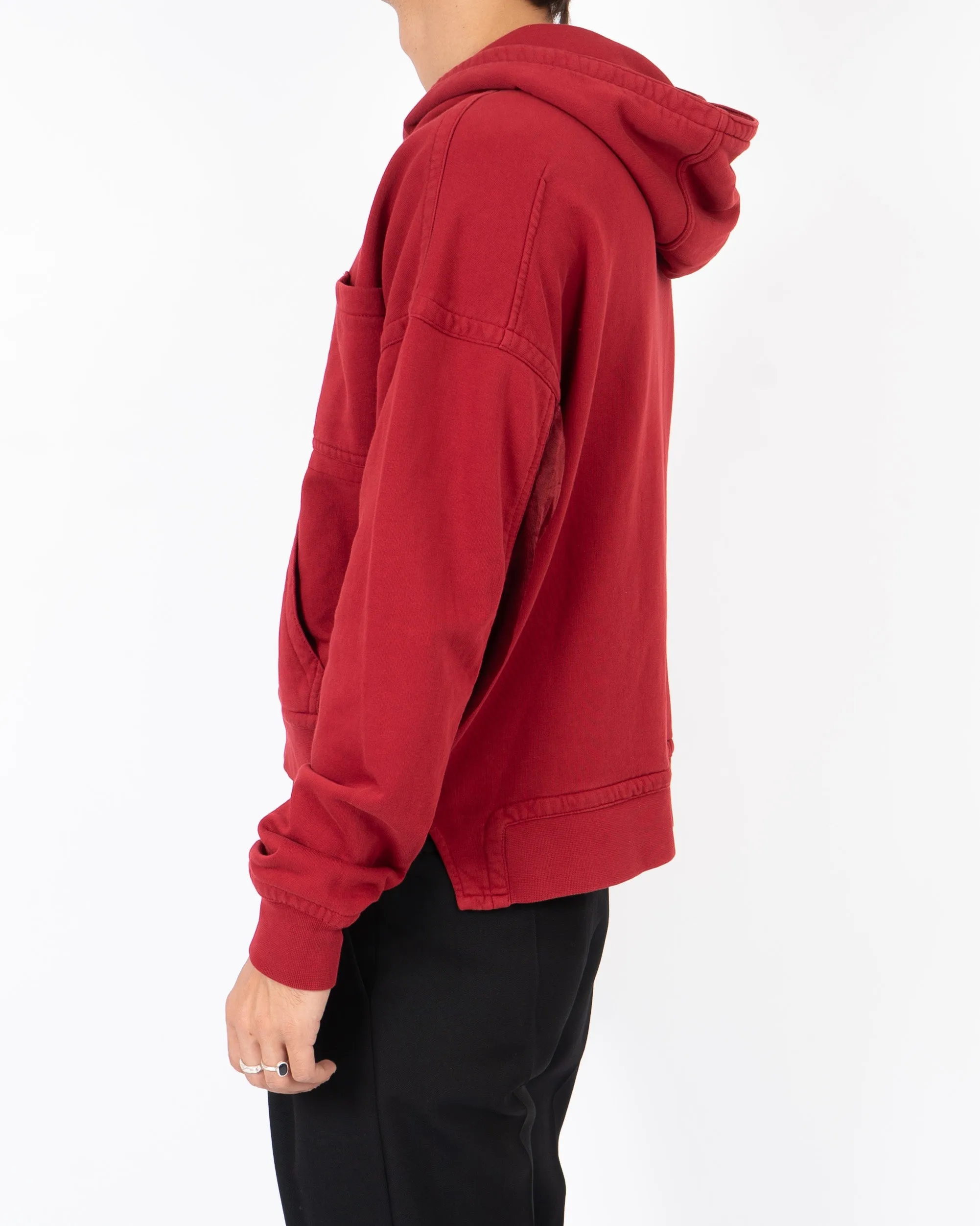 FW17 Red Panelled Perth Hoodie
