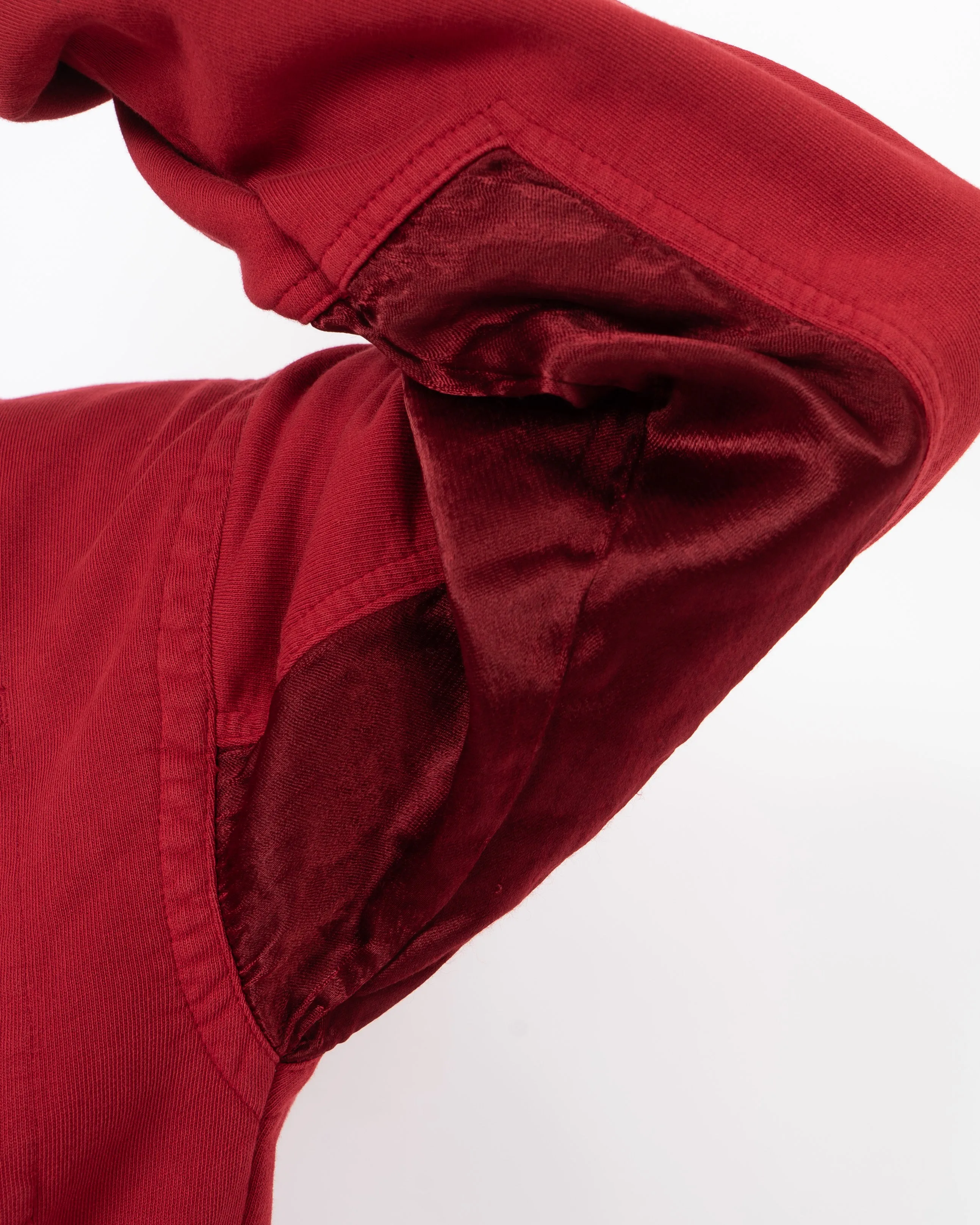 FW17 Red Panelled Perth Hoodie
