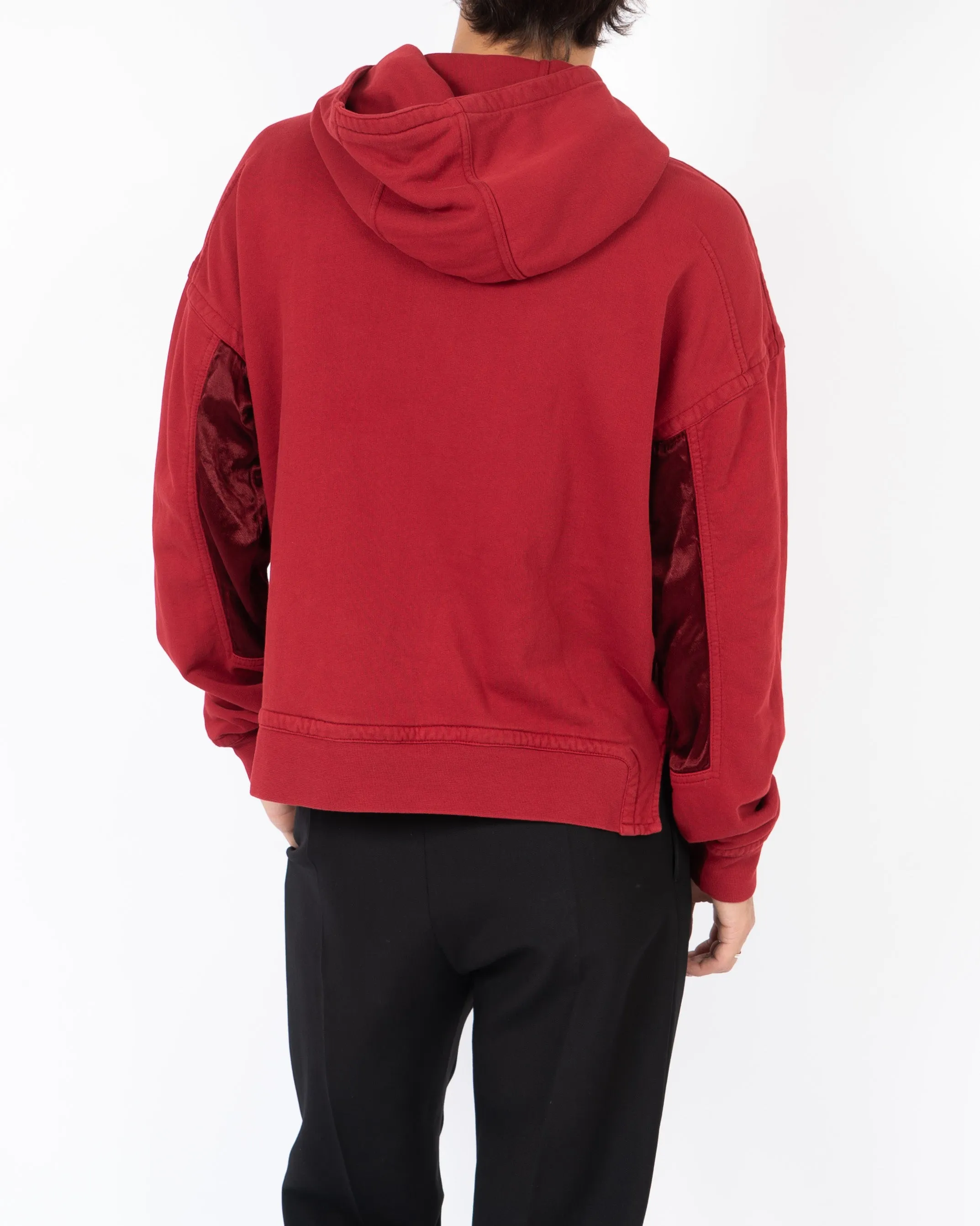 FW17 Red Panelled Perth Hoodie