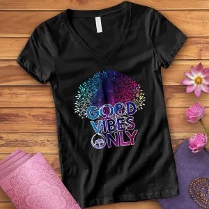 Good Vibes Only V-Neck