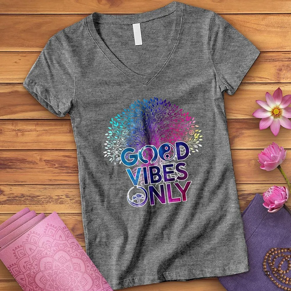 Good Vibes Only V-Neck