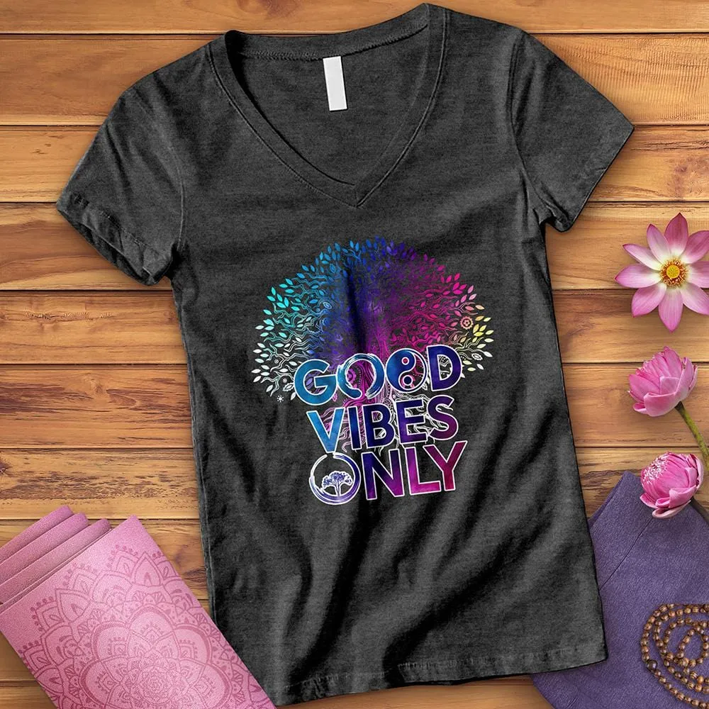 Good Vibes Only V-Neck