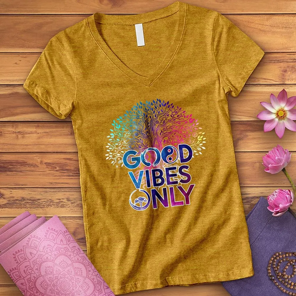 Good Vibes Only V-Neck