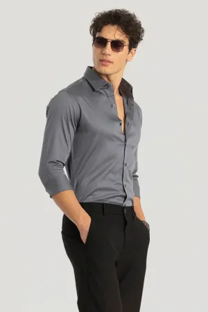 GREY SHIRT CASUAL SHIRT FOR MEN