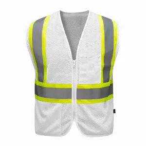 GSS 3140 White Enhanced Visibility Safety Vest