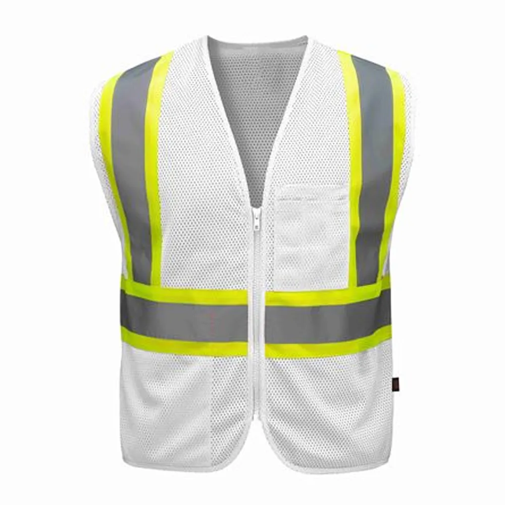 GSS 3140 White Enhanced Visibility Safety Vest