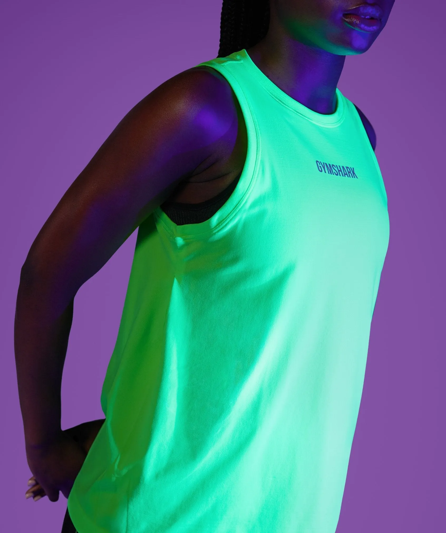 Gymshark Illumination Seamless Tank - Lime