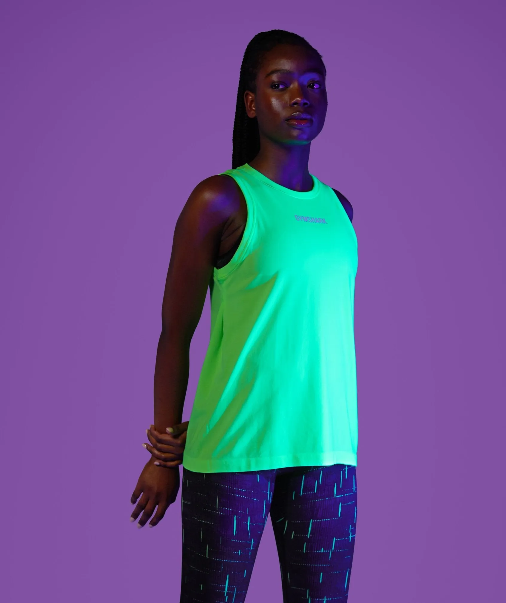Gymshark Illumination Seamless Tank - Lime