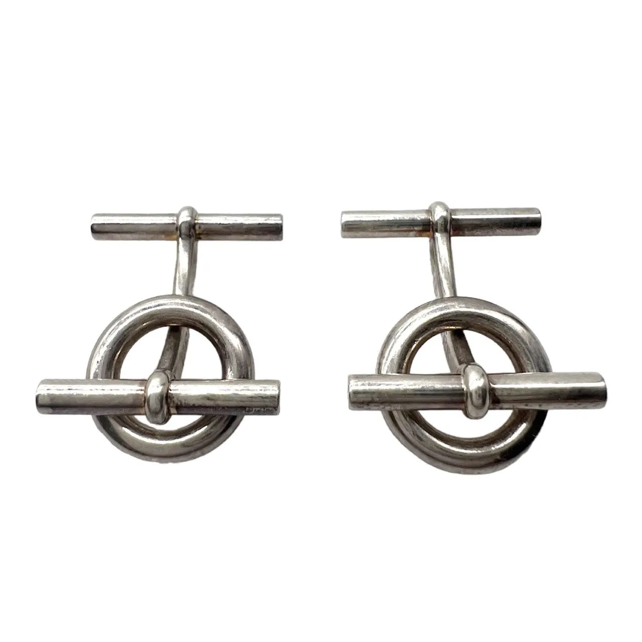 Hermès Chaine D'Ancre Sterling Silver Cufflinks