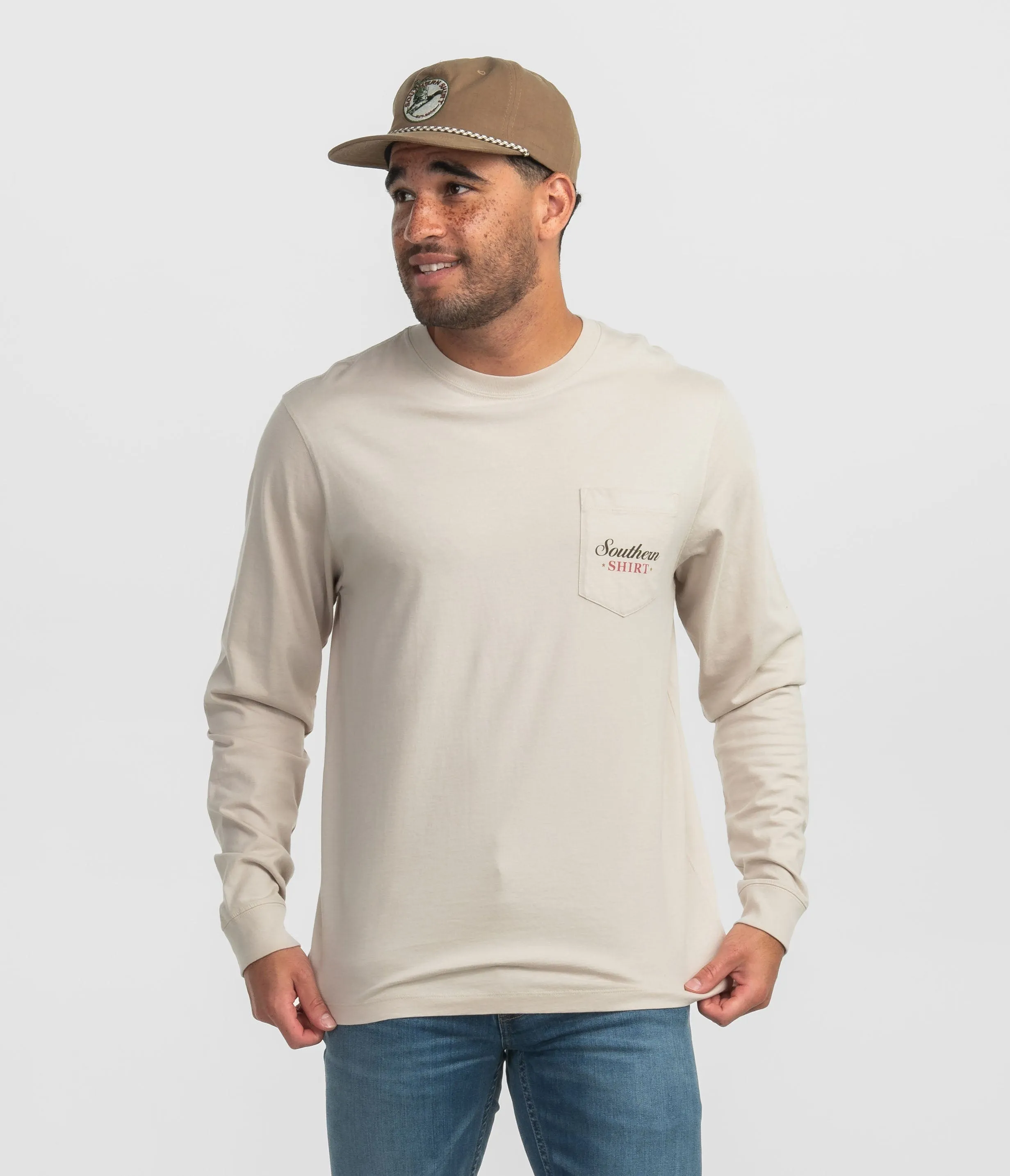 Hop Master Tee LS - Taupe