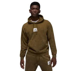 Jordan Flight Fleece Men's Washed Pullover Hoodie Light Olive