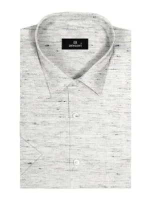 Kashmir Light Black Formal Shirts for Men | Ariser