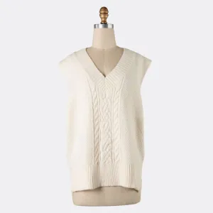 Knit Vest (Ivory)