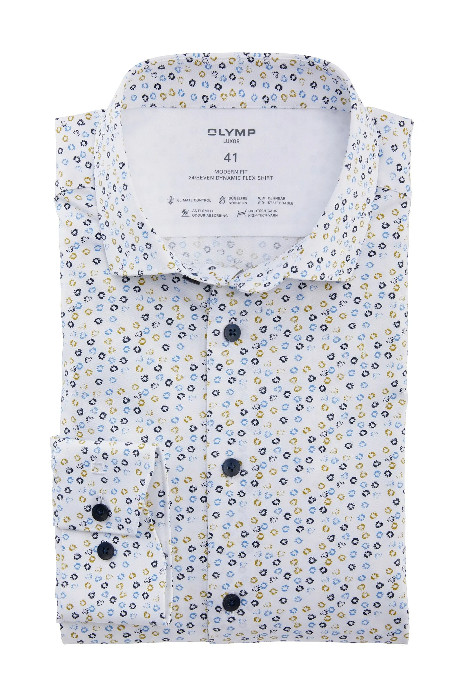 Luxor 24/7 Dynamic Flex Print Shirt - Lemon