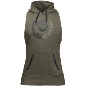 Manti Sleeveless Hoodie - ArmyGreen