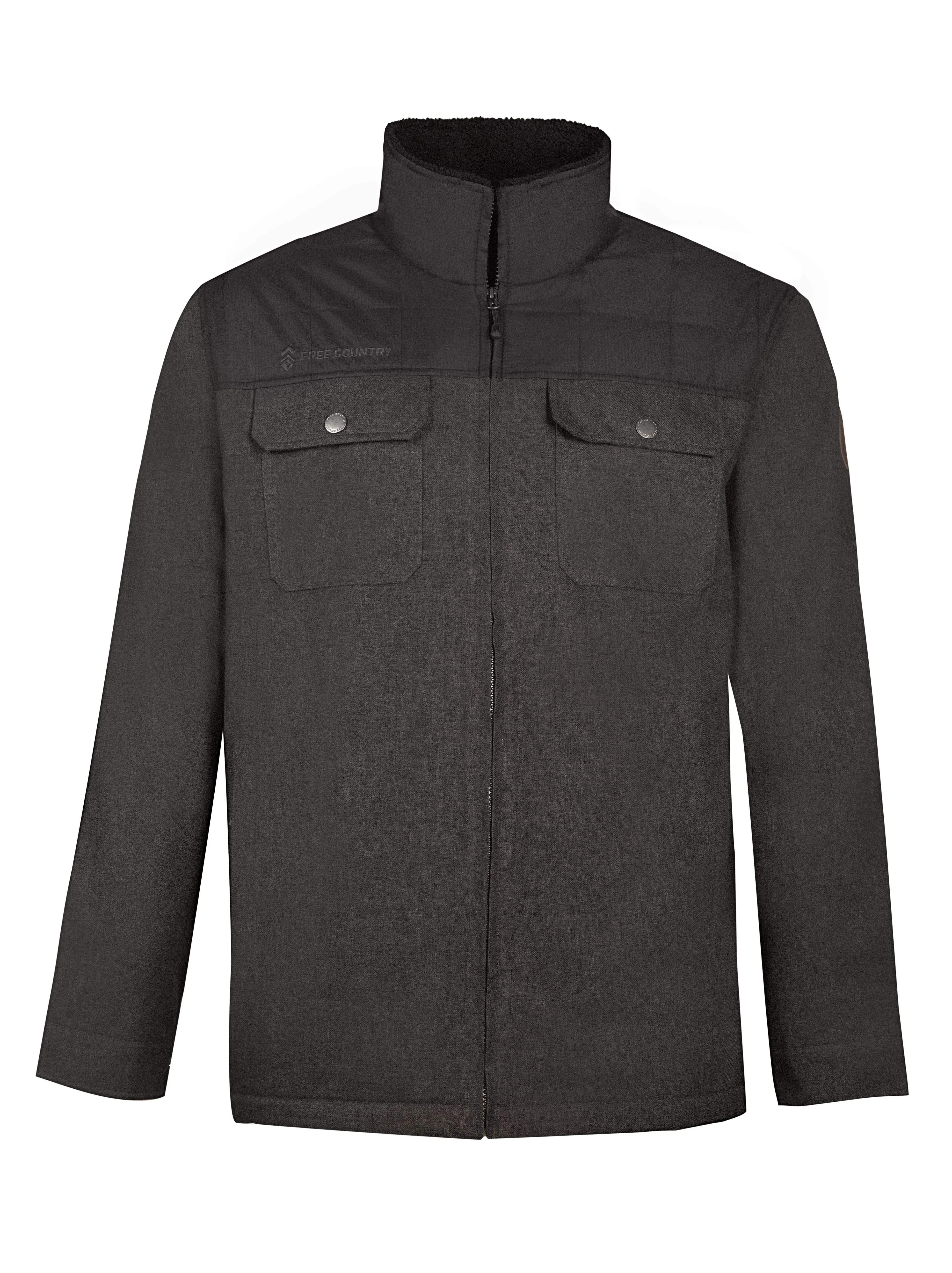 Men's Big and Tall Elm Flannel Shirt Jacket