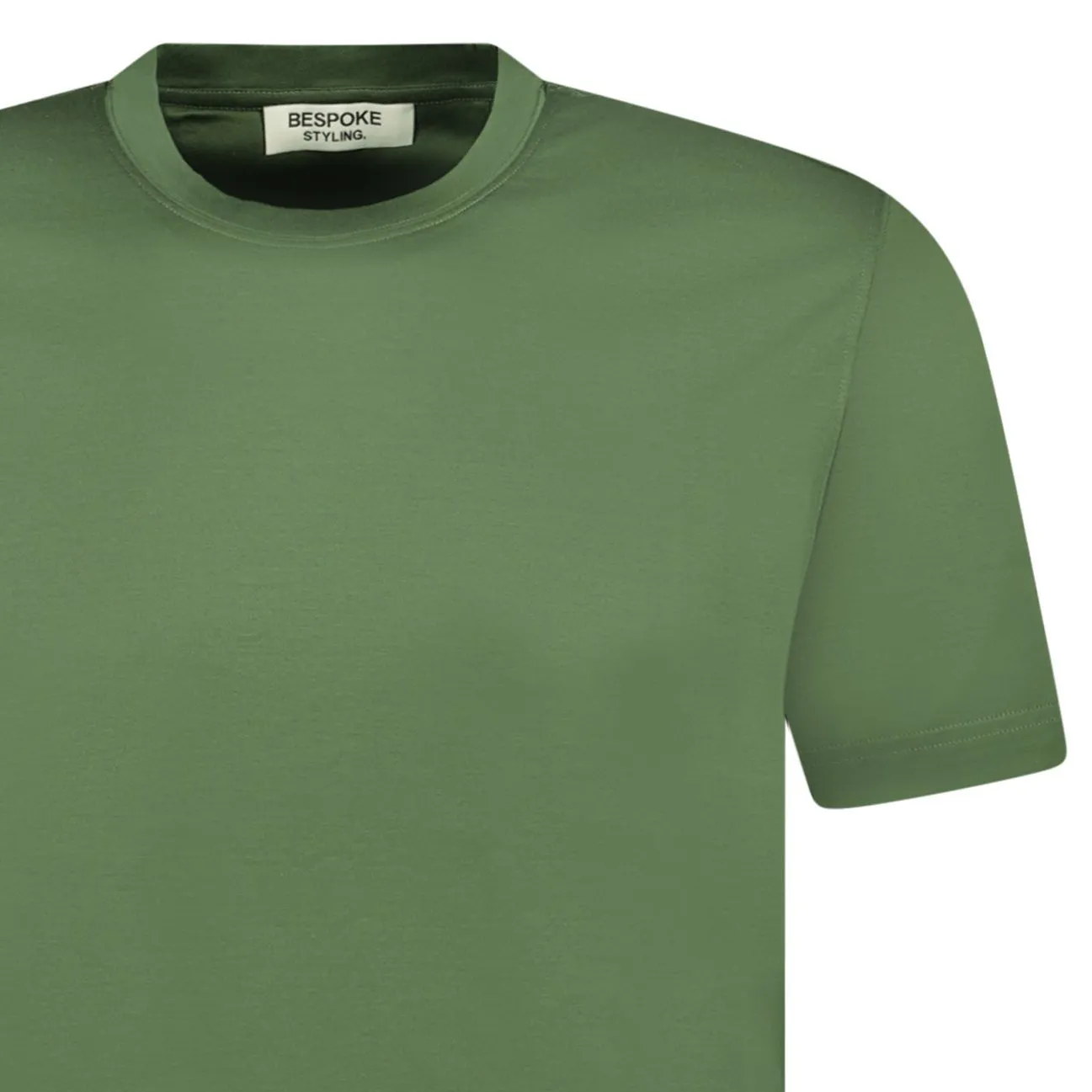 Mercerized Cotton T-Shirt Dark Green