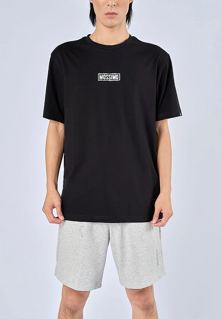 Mossimo Anthony Black Unisex Modern Fit Tee