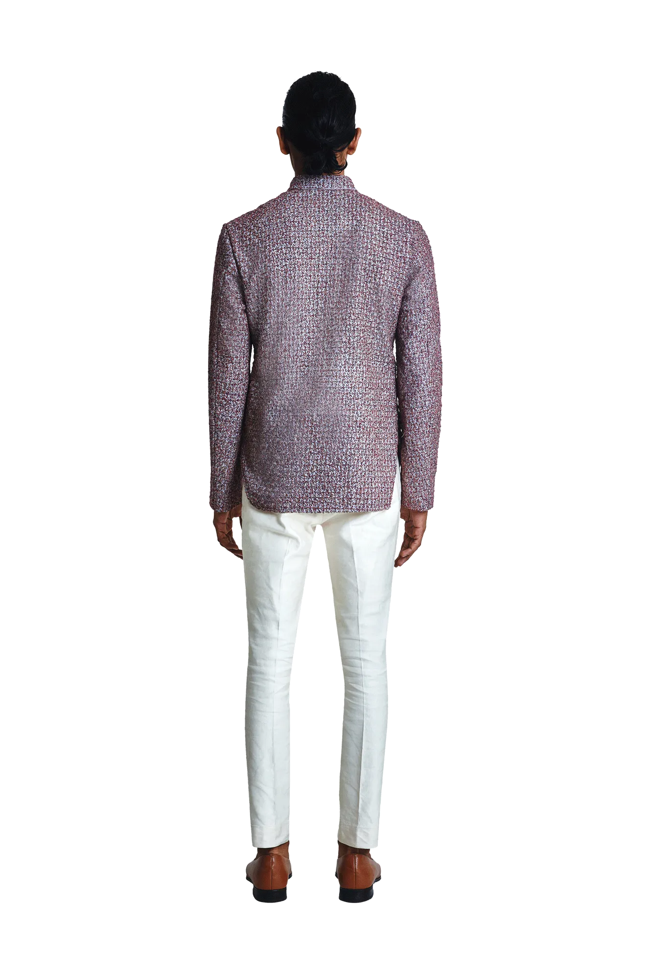 MULTICOLOR DECON FLOWER FIVE KNOTTED JACKET
