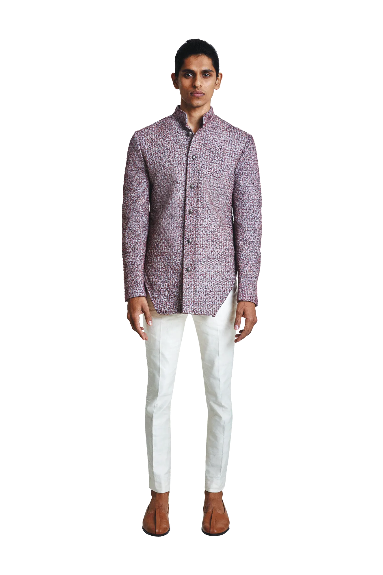 MULTICOLOR DECON FLOWER FIVE KNOTTED JACKET