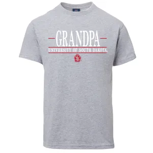 MV USD Grandpa Bar Logo SD Paw Heather Tee