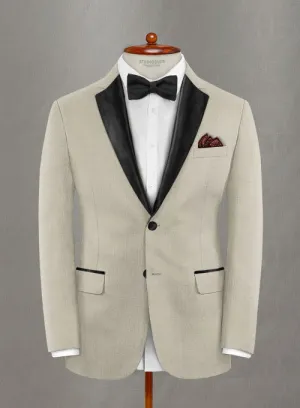 Napolean Muted Khaki Wool Tuxedo Jacket