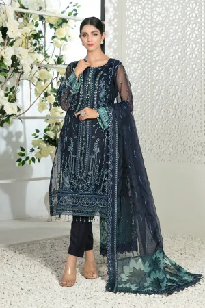 Nina by Tawakkal Semi Stitched 3 Piece Fancy Chiffon Collection'2022-N-6531