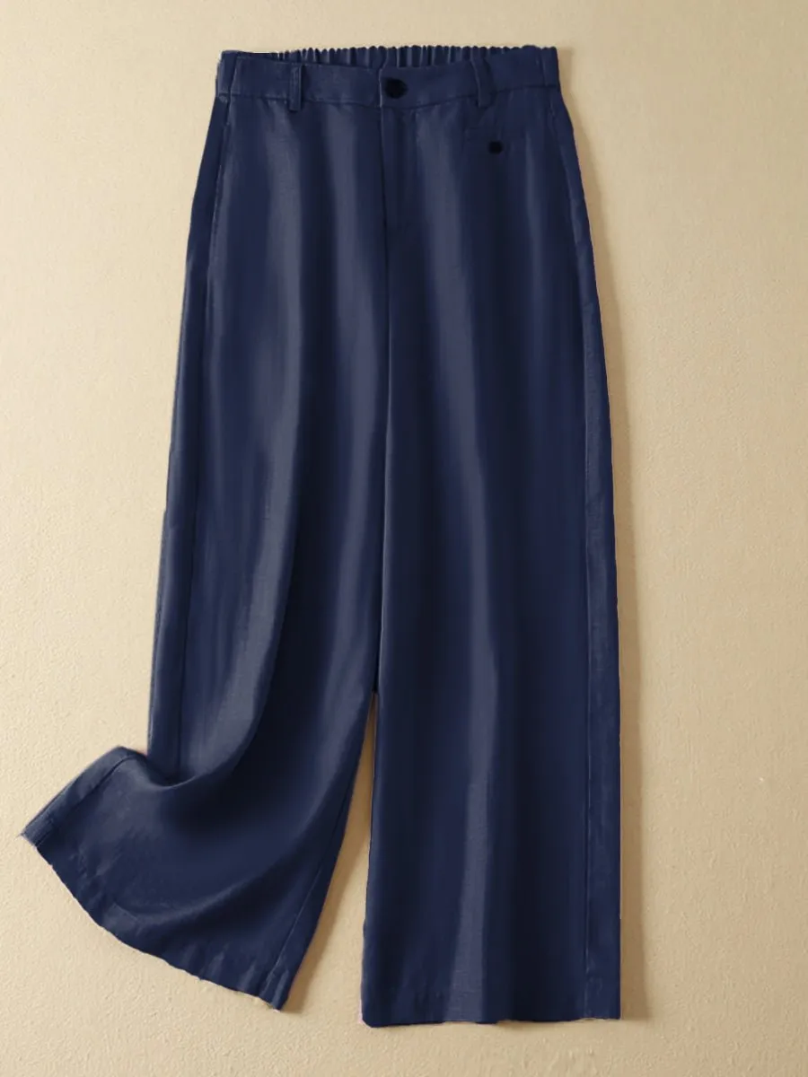 Oliva | Stunning Wide-leg Casual Pants